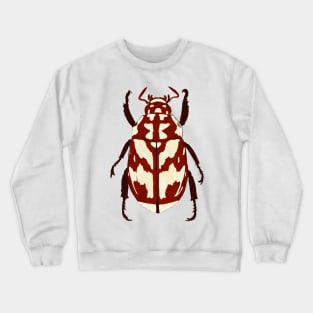 Red beetle insect Crewneck Sweatshirt